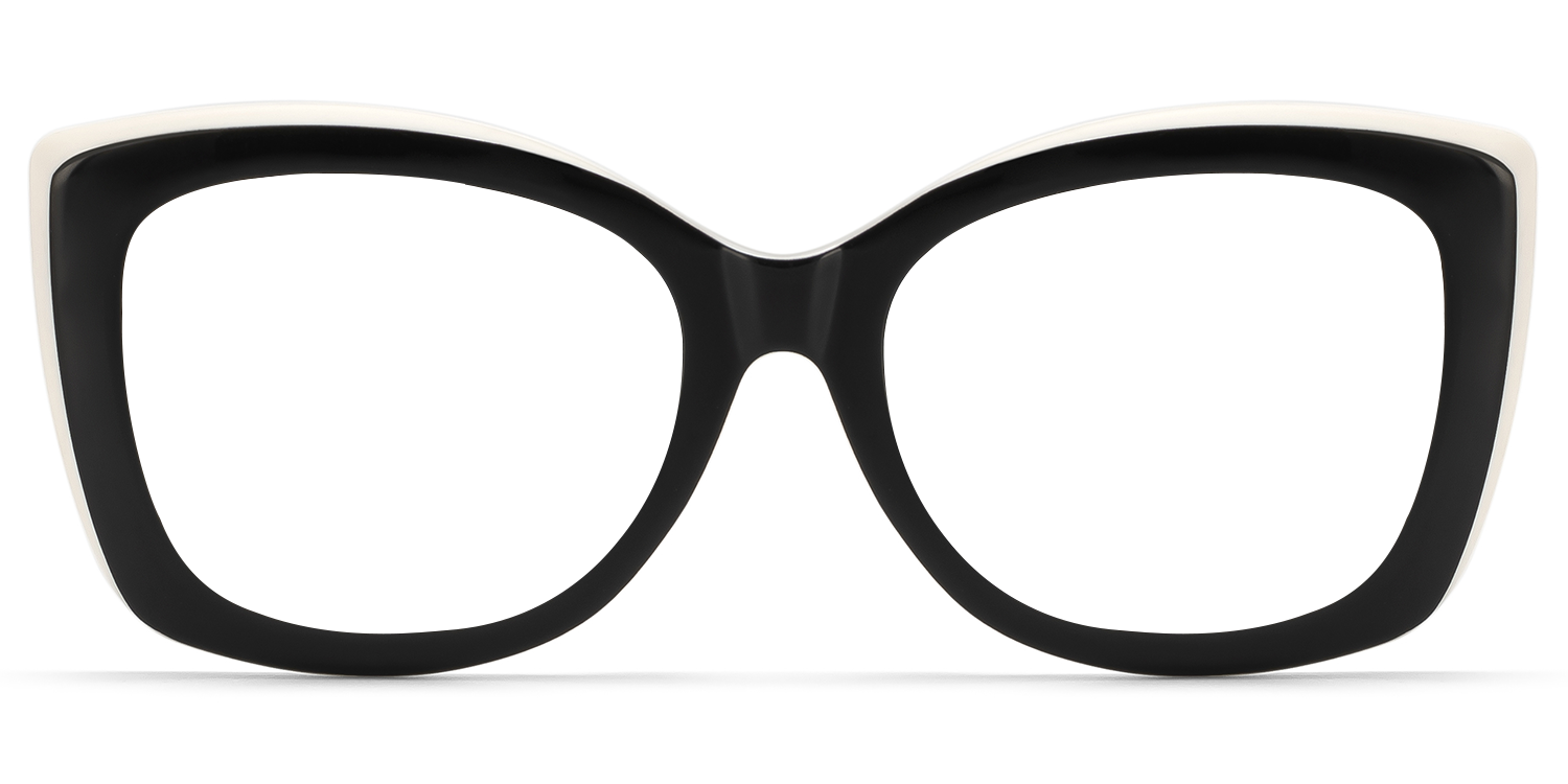 Rosie Butterfly Black and White Glasses Frame Style | ZEE