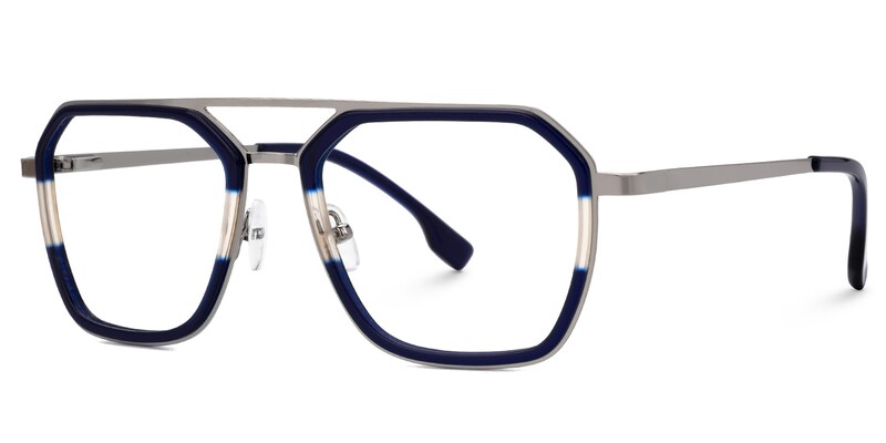 Chiquita Blue Eyeglasses with Aviator Design1