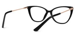 Brandi Cateye Black Glasses3