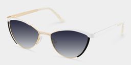 Sydney Cat Eye White Sunglasses2