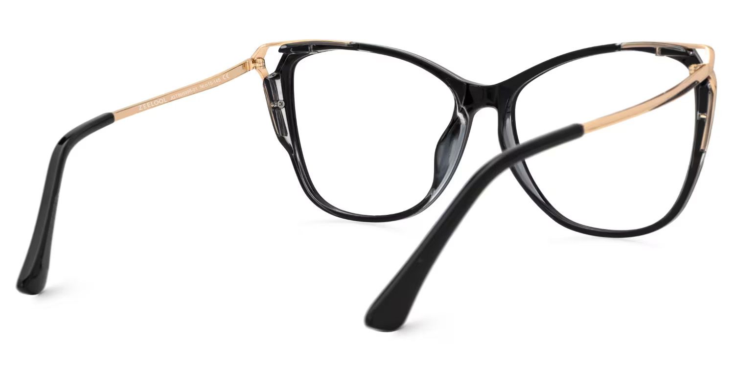 Alana TR90 Butterfly Black Frame Glasses | Zeelool3