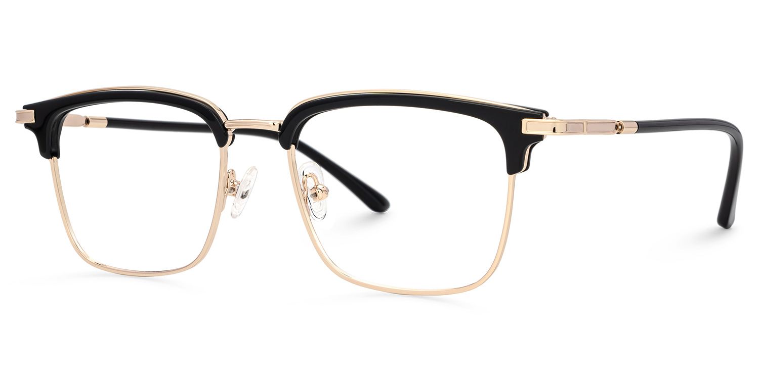 Peeples Browline Mixed-Materials Full-Frame Eyeglasses | ZEELOOL Canada1