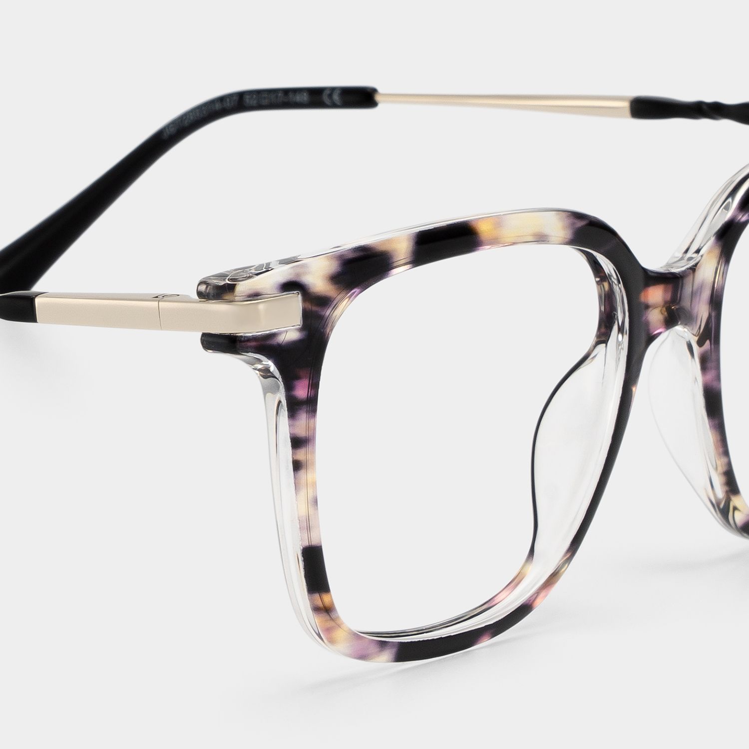 Jacqui Natural Tortoise Square TR90 Glasses | ZEELOOL5