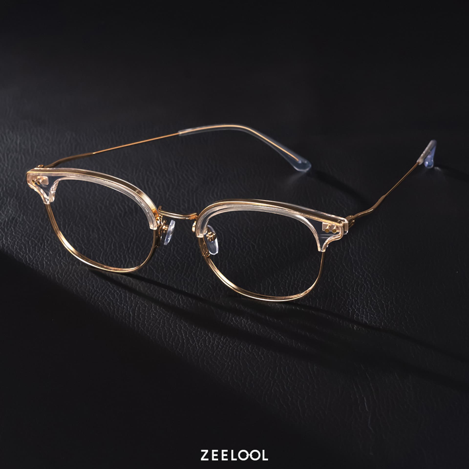 Marcelin Men's Crystal Glasses Frames | Zeelool4
