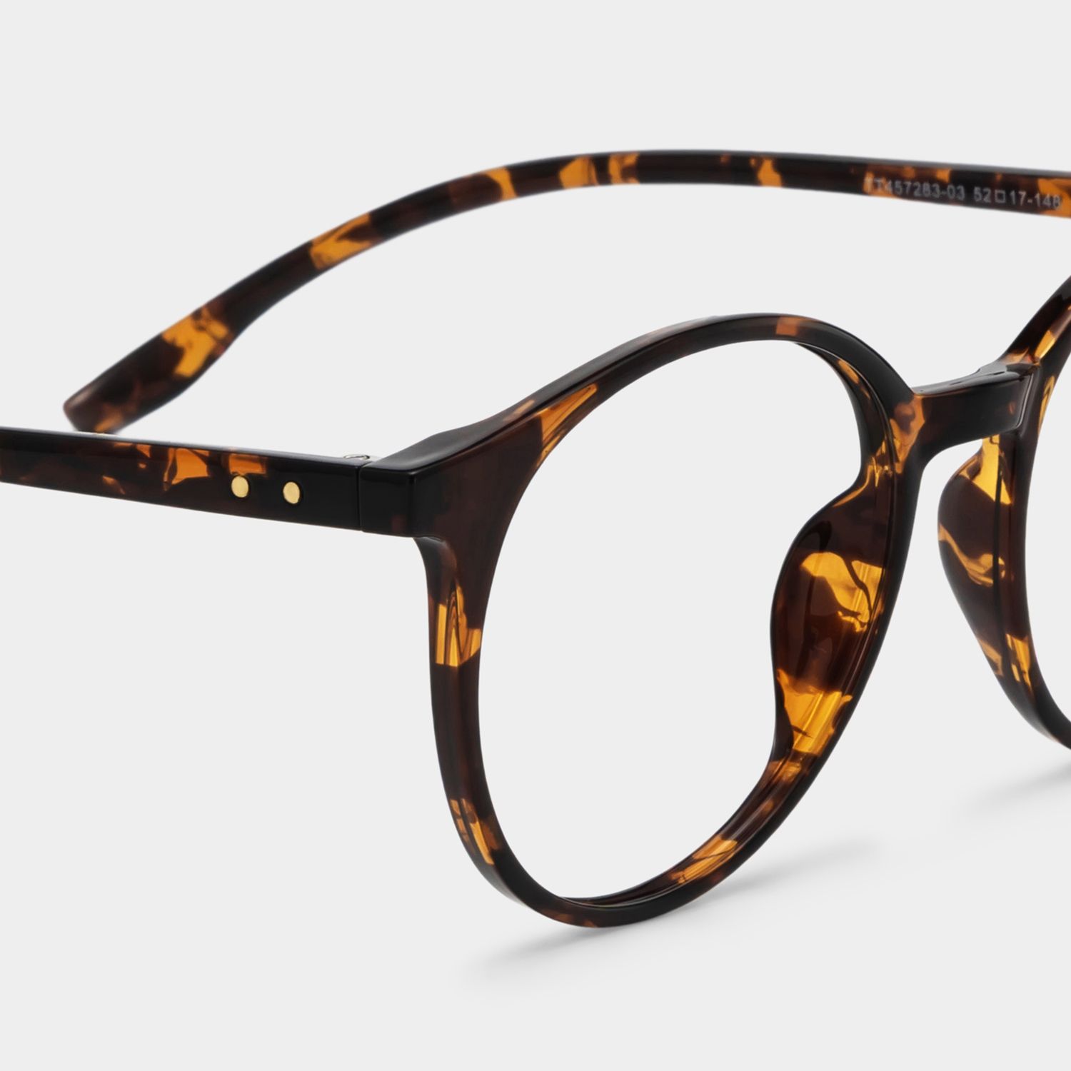 Blanco Round TortoiseShell Frame Glasses | ZEELOOL