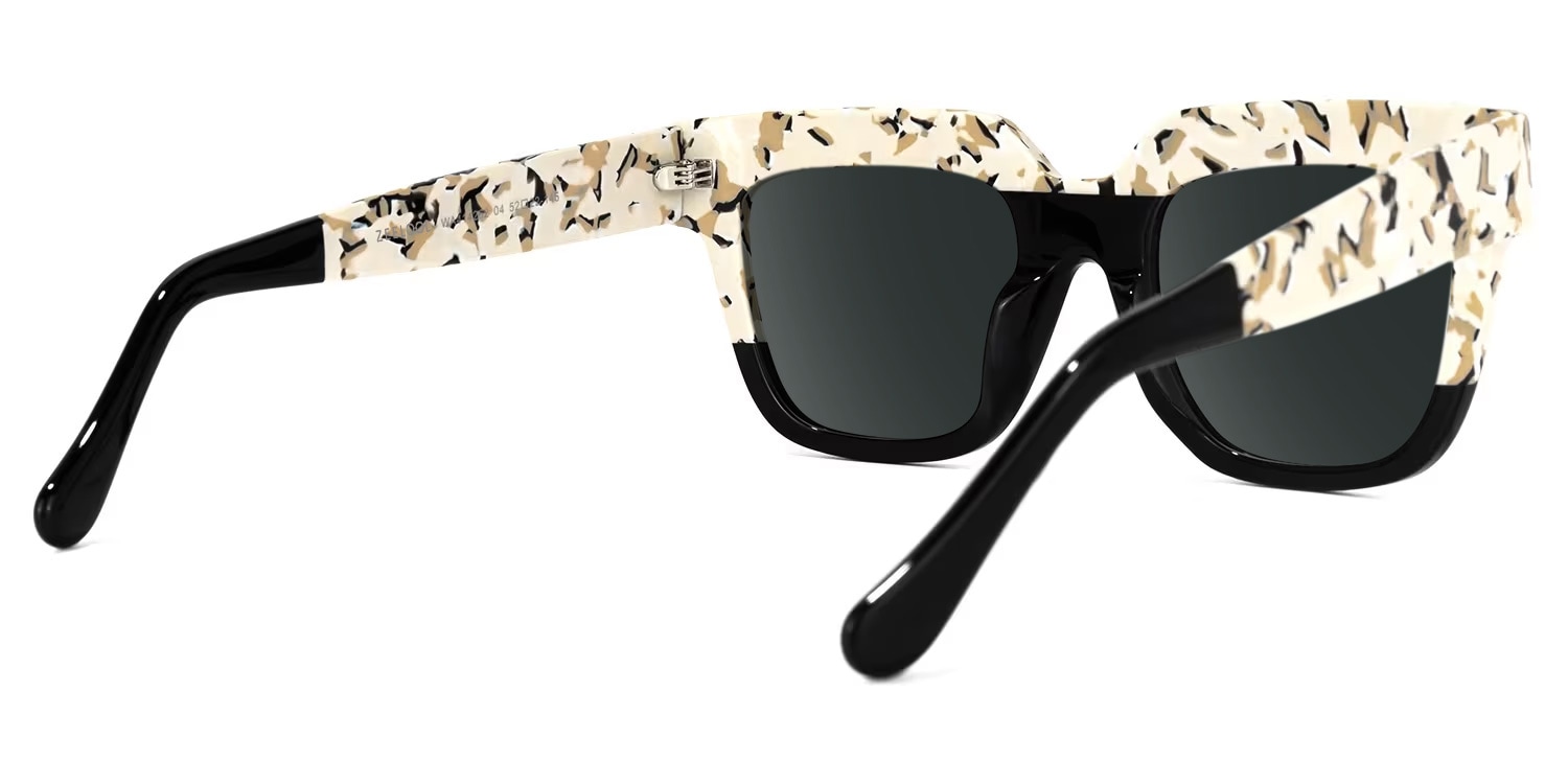 Carolann Square Black Glasses3