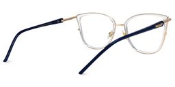 Marisa Cateye Blue Glasses3