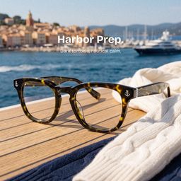 Pierce Tortoise Round Glasses0