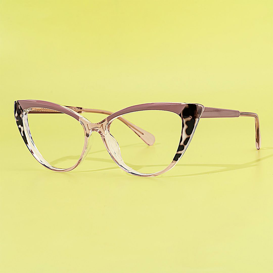 Cateye Sawida Two-Tone Glasses deals -Zeelool Glasses4