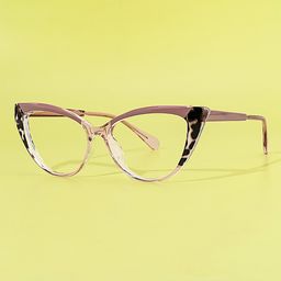 Sawida Cateye Two-Tone Glasses4