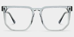 Matherne Gray Square Glasses0