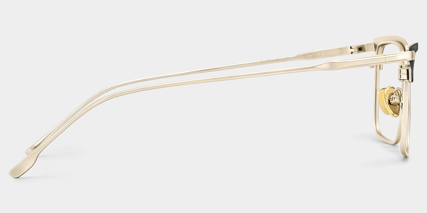 Addison Browline Black Metal Frames Glasses Online | ZEELOOL4