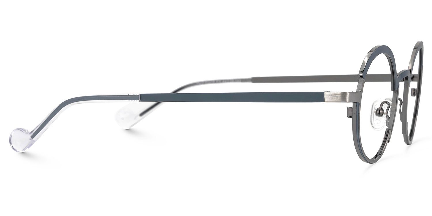 Huesties Round Two-Tone Full-Frame Glasses | ZEELOOL Canada2