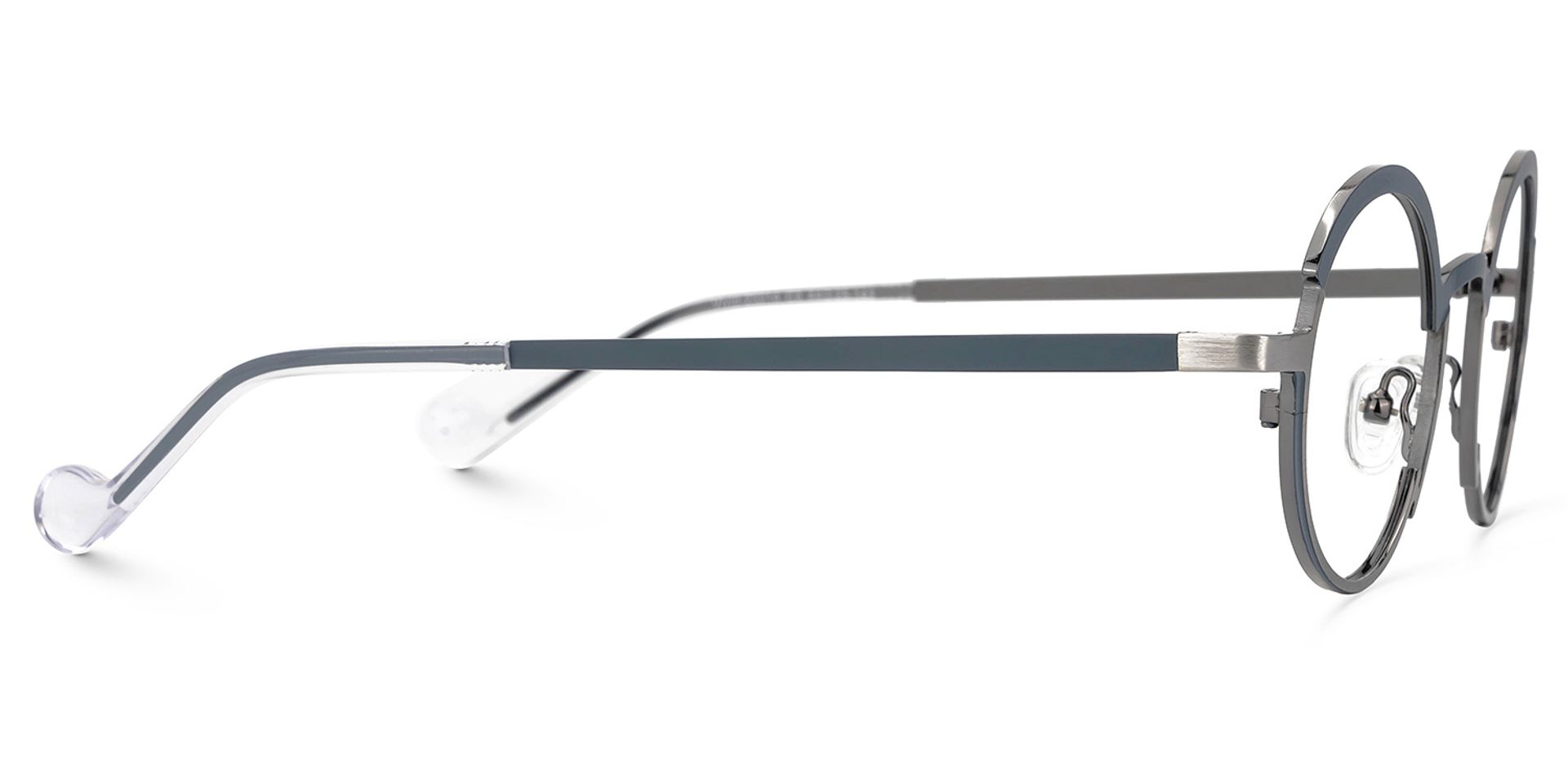 Huesties Round Two-Tone Full-Frame Glasses | Zeelool2