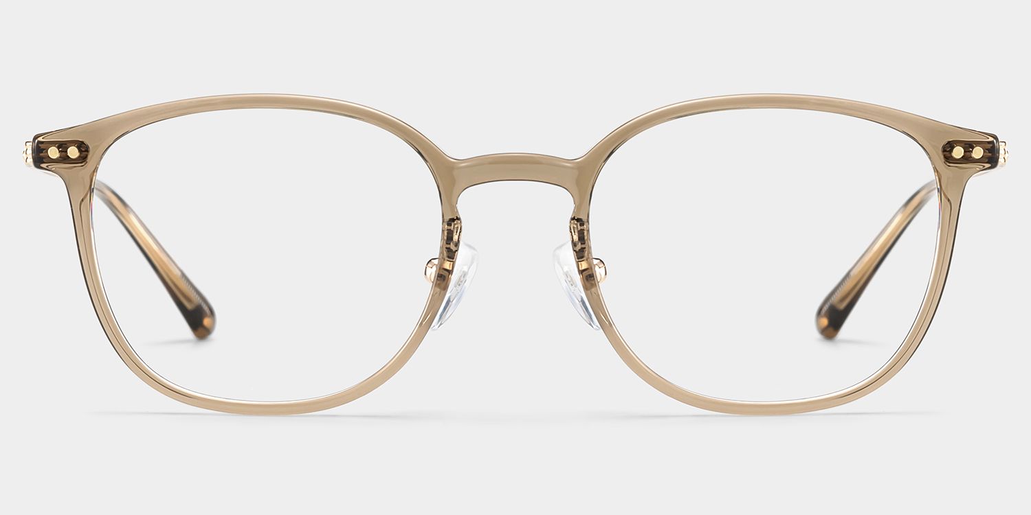 Mira Brown Frame Prescription Glasses with Oval Shape | ZEELOOL3