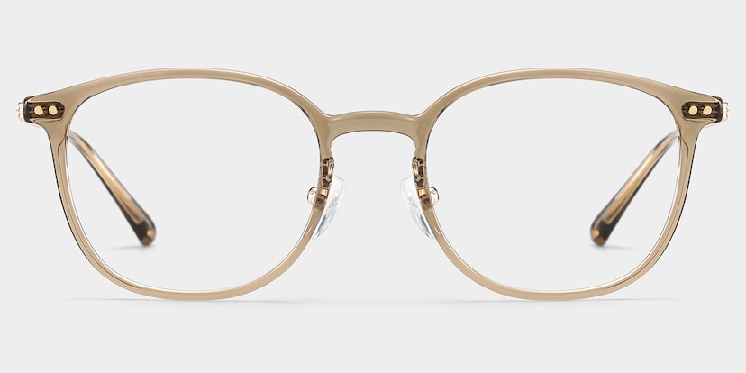 Mira Oval Brown Glasses