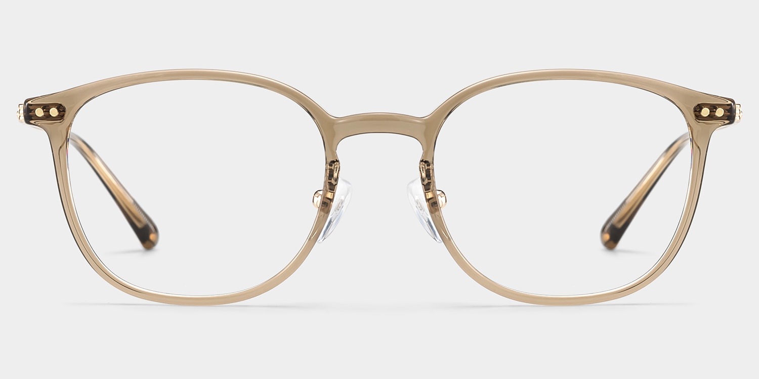 Mira Oval Brown Glasses