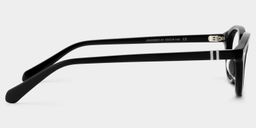 Ashby Black Oval Glasses4