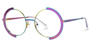 Crowe Round Iridescent Glasses1