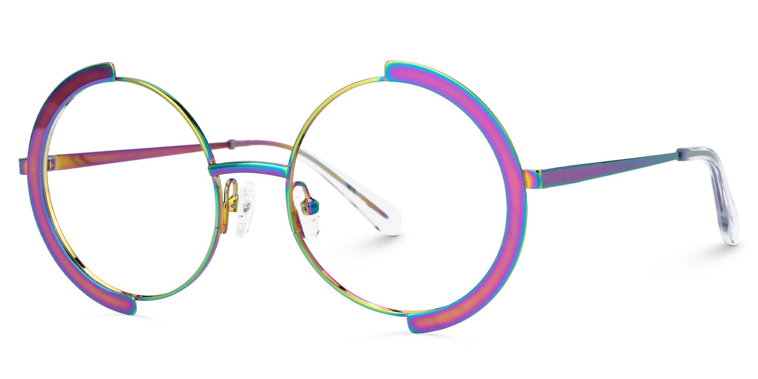 Crowe Round Iridescent Glasses1