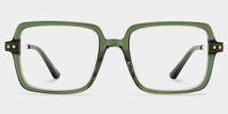 Asher Green Rectangle Glasses1