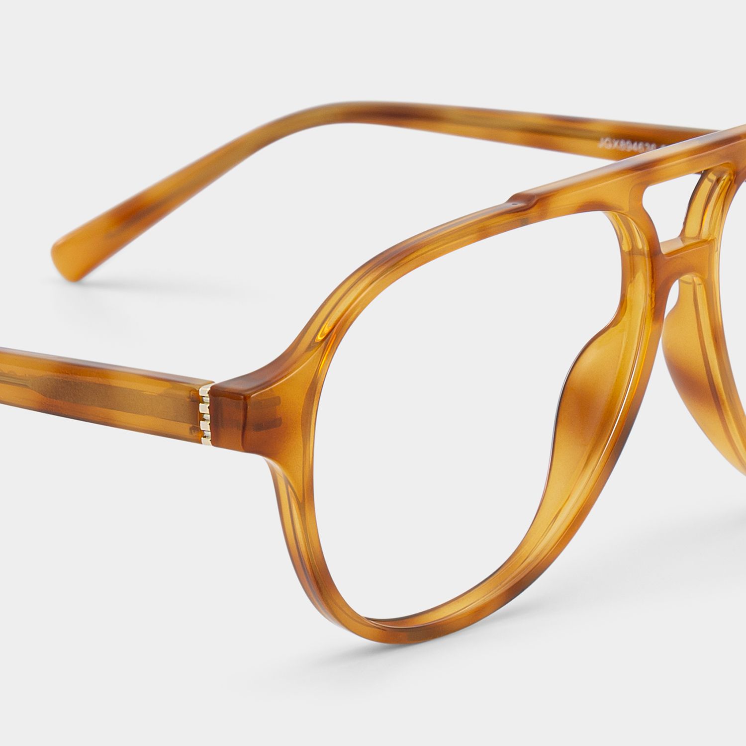 Drew Light Brown Tortoise Aviator Glasses for Teenager | ZEELOOL6