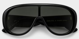 The Shield Black Aviator Sunglasses2
