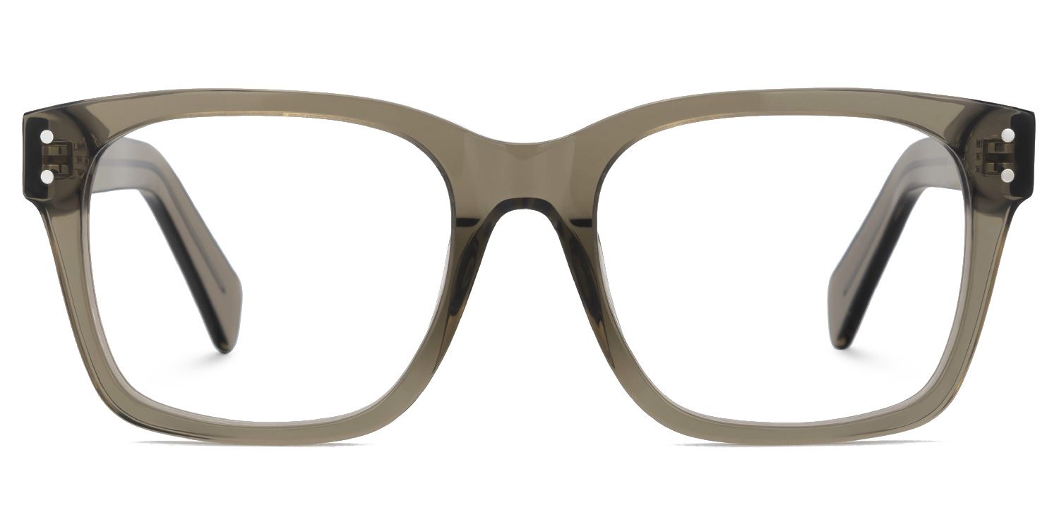 Fussell Square Green Full-Frame Glasses | Zeelool0