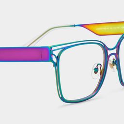 Dacarine Square Iridescent Glasses5