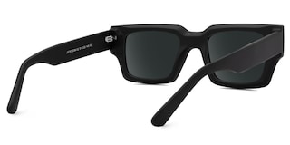 Garza Rectangle Black Glasses3
