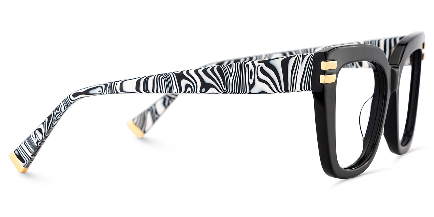 Black Glasses with Square Frames4