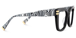 Cardozo Square Black Glasses4