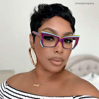 Verdejo Geometric Purple Glasses4