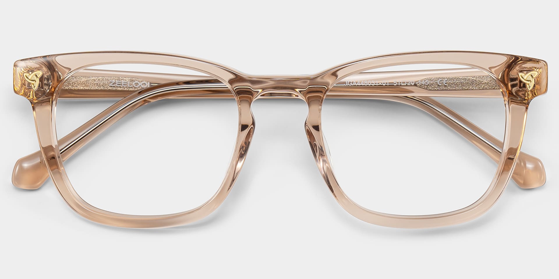 Heather Brown Frame Glasses with Square Frame Online | ZEELOOL2