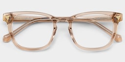 Heather Square Brown Glasses2