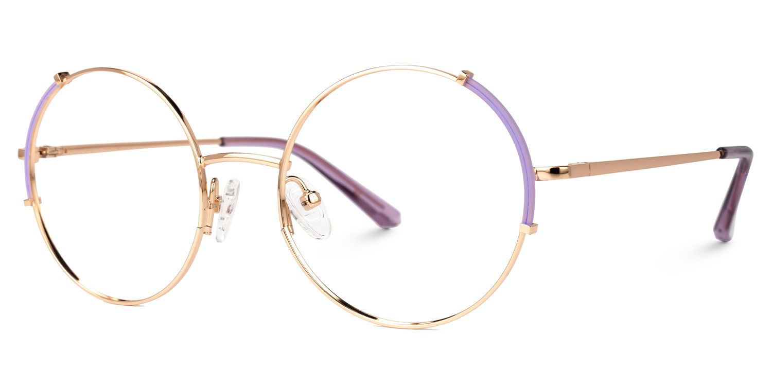 Rindy Round Purple Glasses1