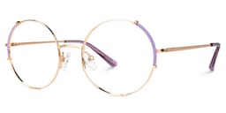 Rindy Round Purple Glasses1