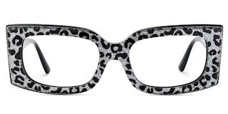 Orduno Rectangle Gray Leopard Glasses1