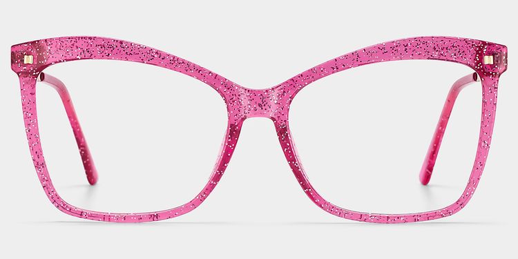 Isaebella Bright-Pink Butterfly Glasses
