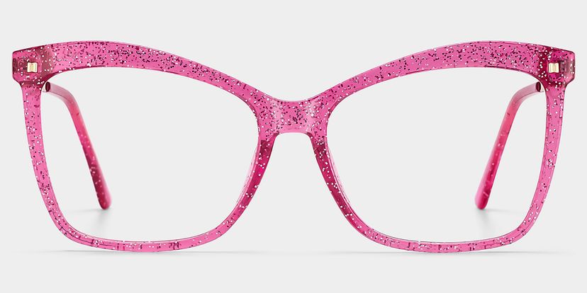 Isaebella Bright-Pink Butterfly Glasses