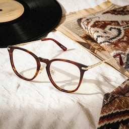 Laura Square Tortoise Glasses0