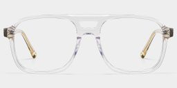 Athena Aviator Clear Glasses3