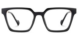 Mabel Black Square Glasses1