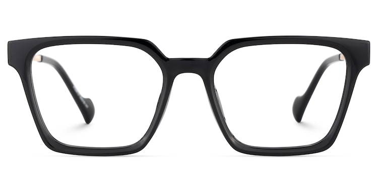 Mabel Square Black Glasses