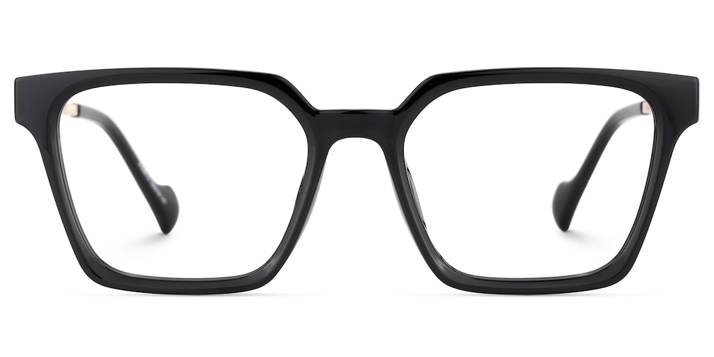 Mabel Square Black Glasses