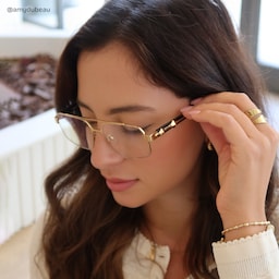 Sterling Aviator Gold Glasses8