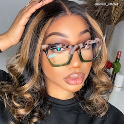 Benitez Square Two-Tone Glasses6