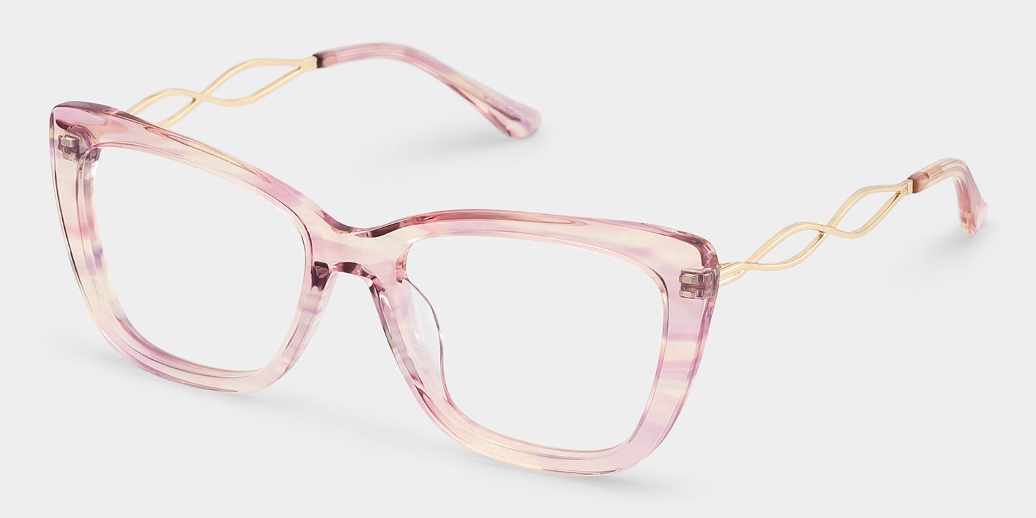 Remi Watercolor Glasses - Women Pink Butterfly Frames | ZEELOOL3