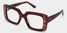 Sable Square Red Glasses3