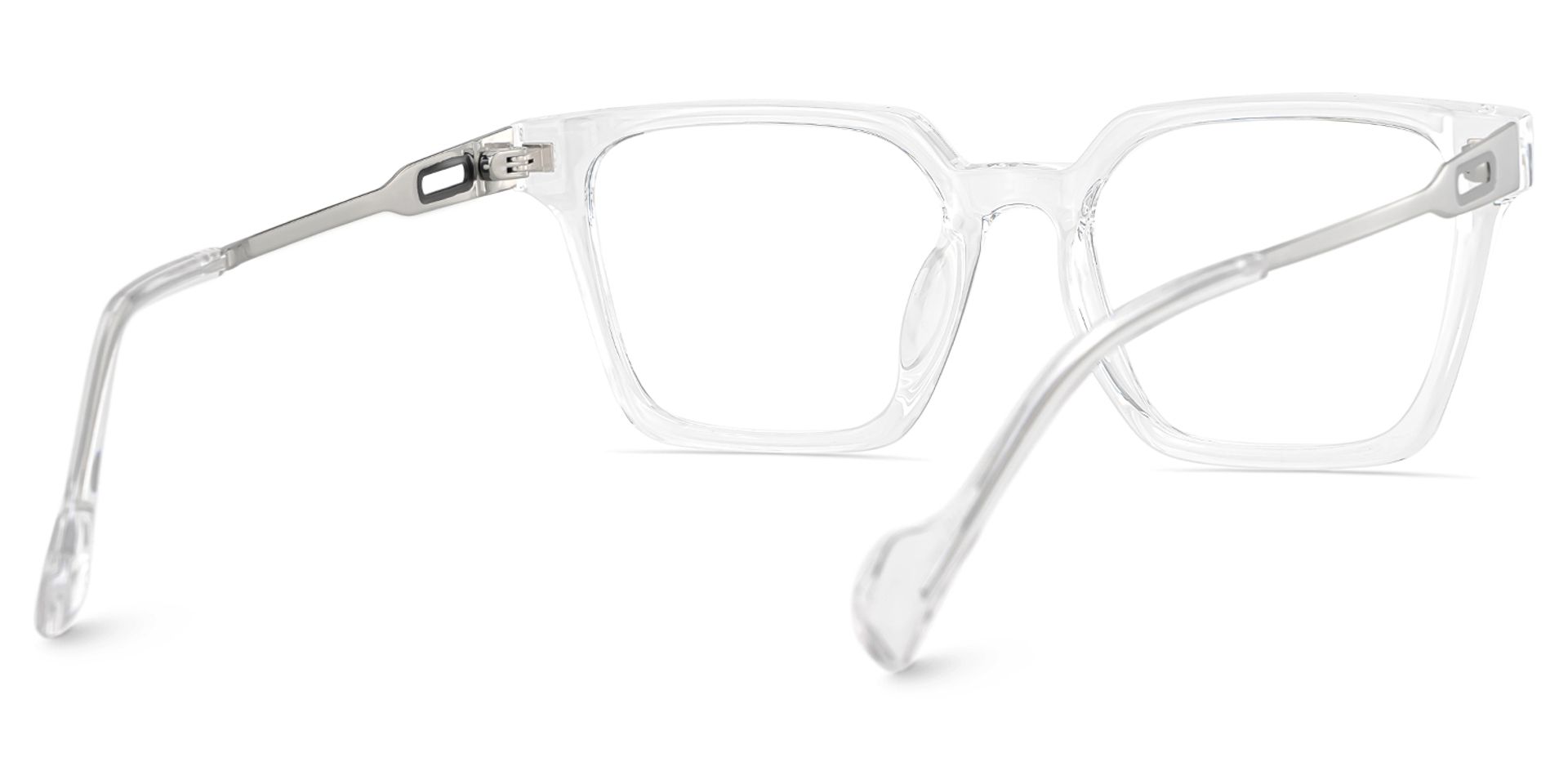 Mabel Eyeglasses in Square Clear Frame | Zeelool5